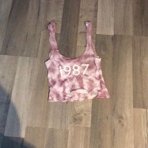 Tank crop top.  Size small